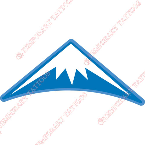 Denver Nuggets Customize Temporary Tattoos Stickers NO.983